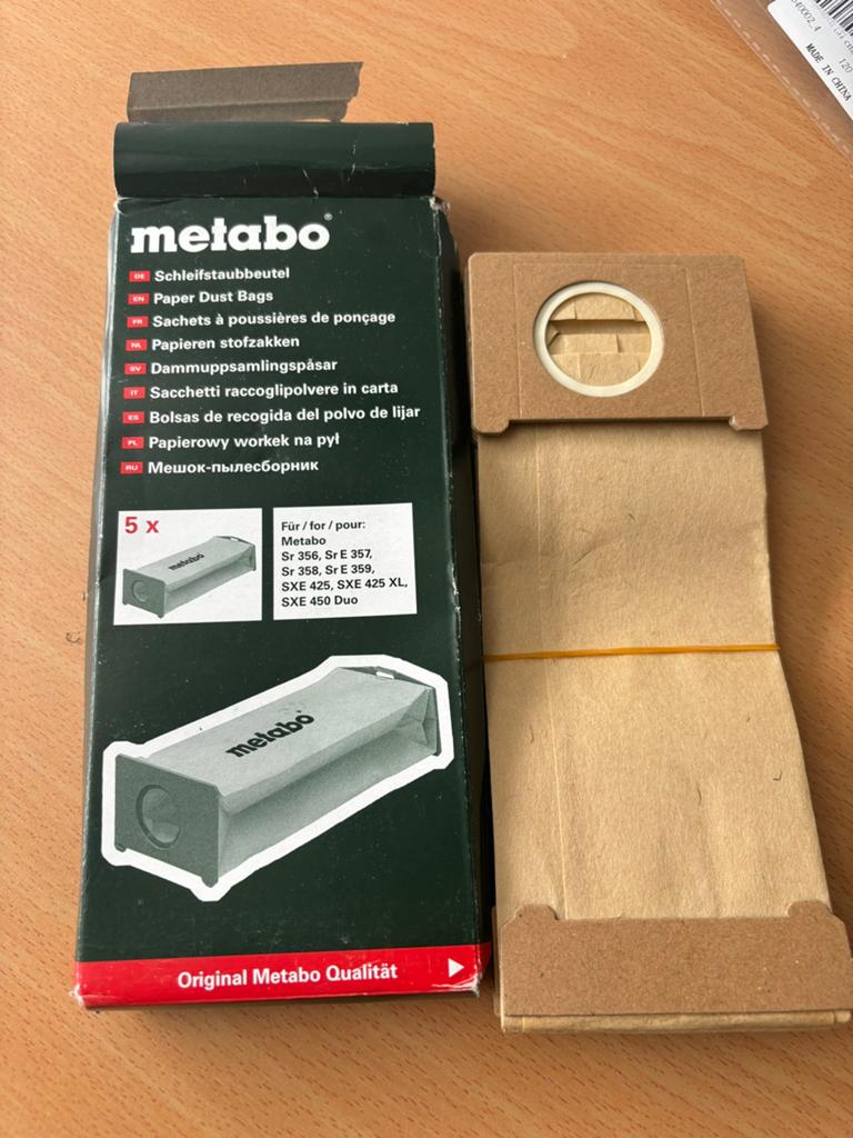Metabo - Filterzak Sr356 - 5, Ophalen of Verzenden