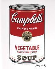 Andy Warhol(1928)Lithografie"Campbel Vegetable Soup" Ges Gen, Antiek en Kunst, Ophalen of Verzenden