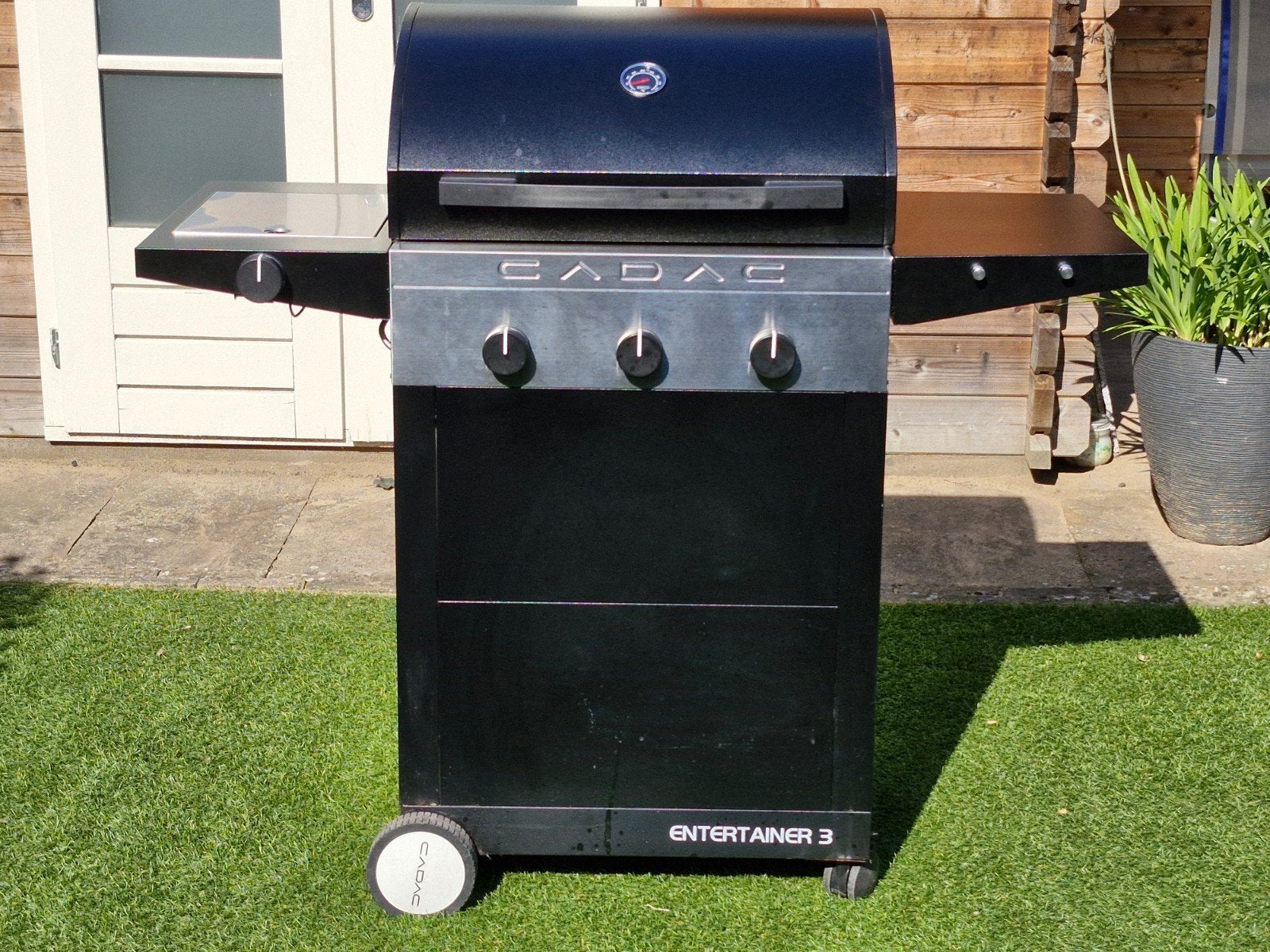 Cadac Entertainer 3 gasbarbecue met gasfles en hoes, Ophalen