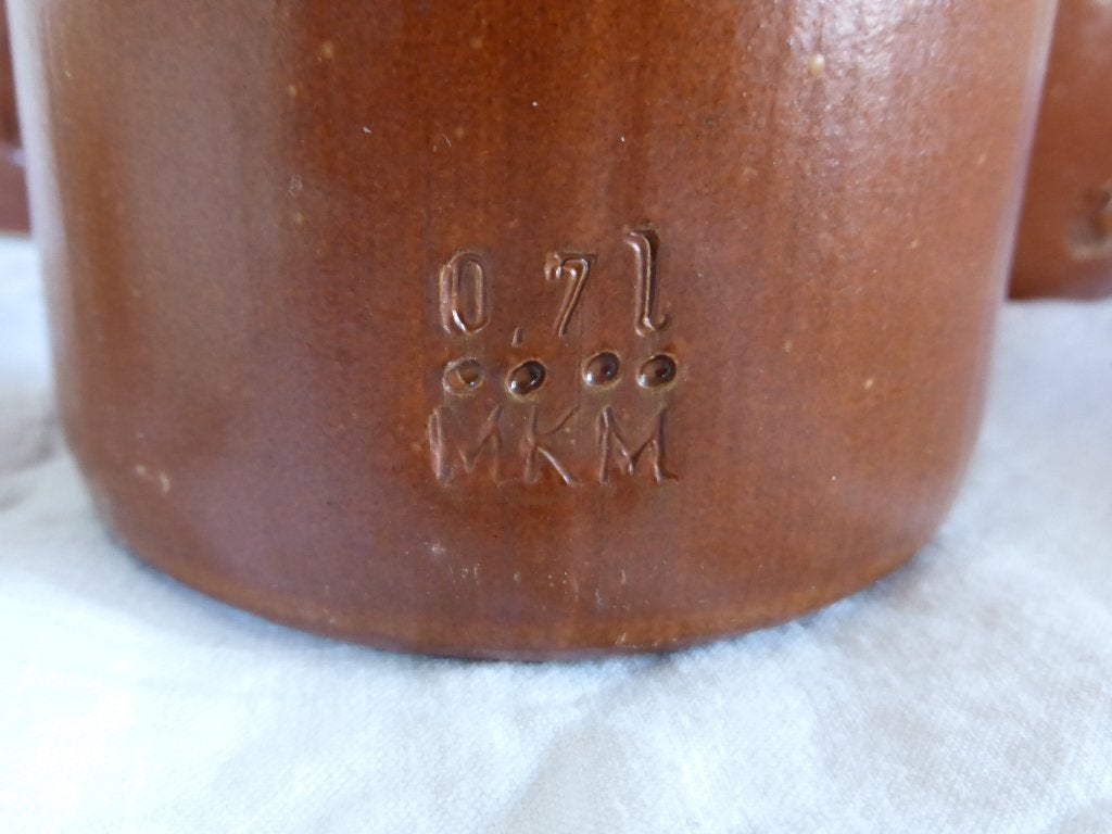 Oude JENEVERKRUIK 0,7 ltr. MKM / stenen fles kruik (8), Antiek en Kunst, Ophalen of Verzenden