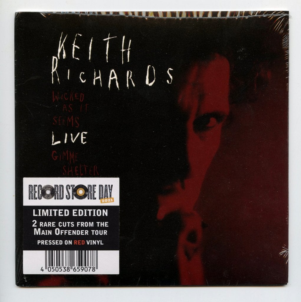 Keith Richards (Rolling Stones) - Live (Rood vinyl), Cd's en Dvd's, 7 inch, Ophalen of Verzenden, Nieuw in verpakking, Rock en Metal