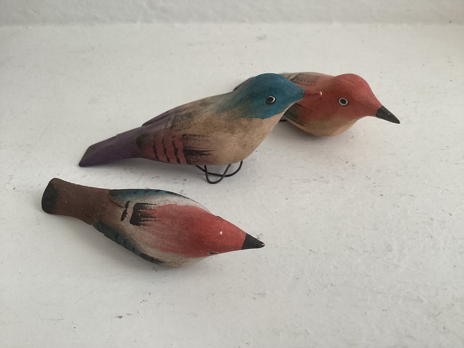 Houten vogeltjes, Ophalen of Verzenden