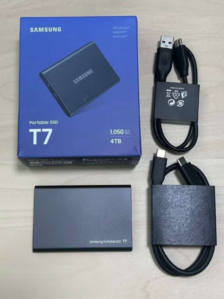 Samsung T7 4TB portable SSD 🔺 zo goed als nieuw 🔺 garantie, Computers en Software, Harde schijven, SSD, Ophalen of Verzenden