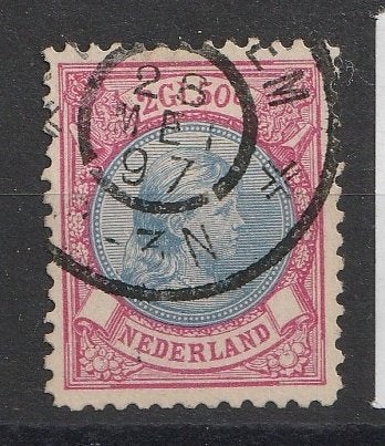 47B 1896 Koningin Wilhelmina, Postzegels en Munten, Postzegels | Nederland, Ophalen of Verzenden, T/m 1940, Gestempeld