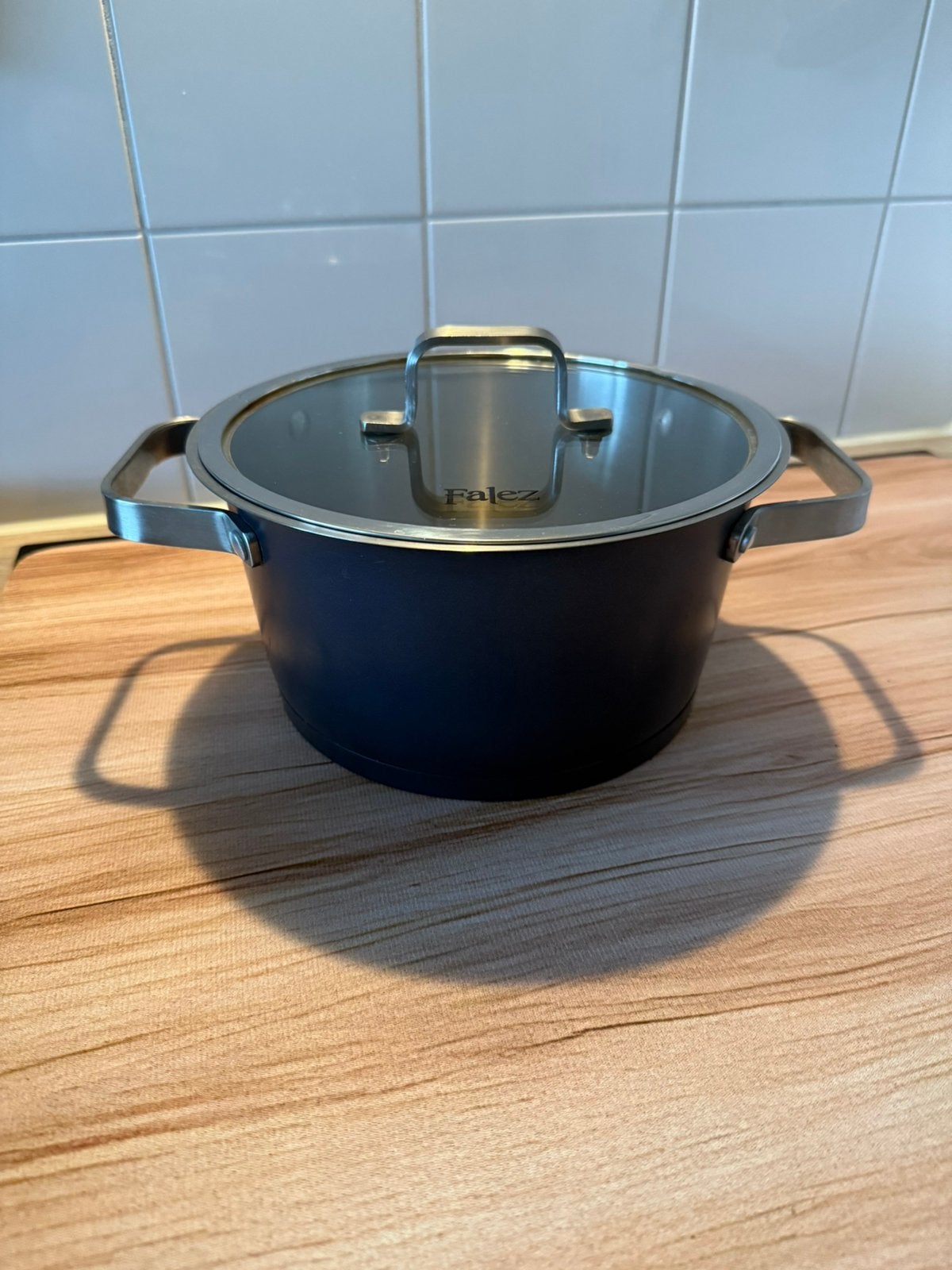 Rvs pan alle warmtebronnen, Met handvatten, Ophalen of Verzenden, Zo goed als nieuw, Rvs