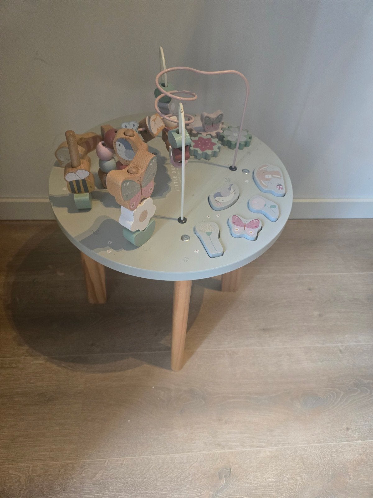 Little Dutch - Houten activiteiten tafel met kralen en vorme, Kinderen en Baby's, Ophalen, Gebruikt, Overige typen