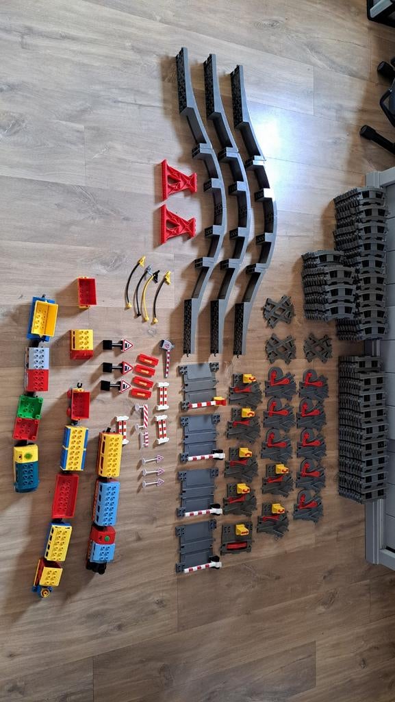 Enorme duplo treinbaan, Hobby en Vrije tijd, Modeltreinen | Overige schalen, Ophalen, Gebruikt, Gelijkstroom, Overige merken