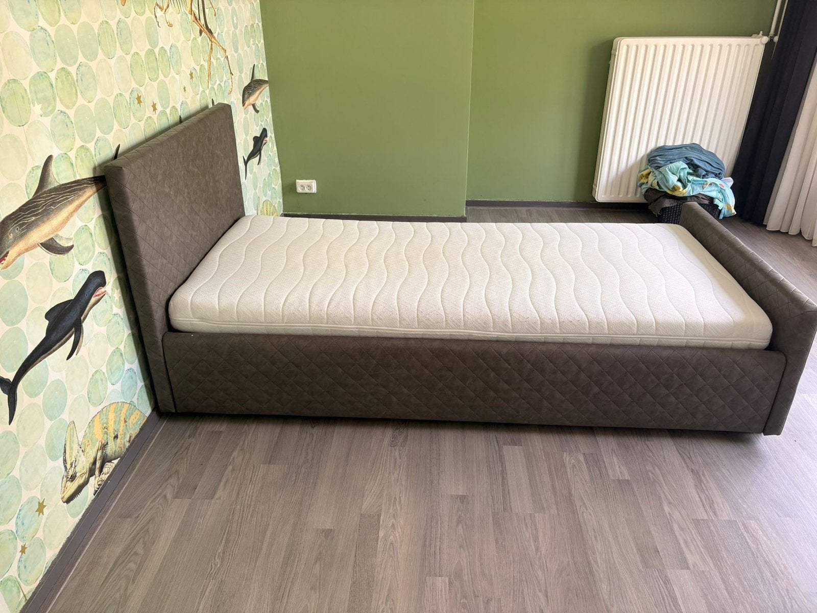 Coming kids Luke bed 90x200, Ophalen, 85 tot 100 cm, Zo goed als nieuw, Matras