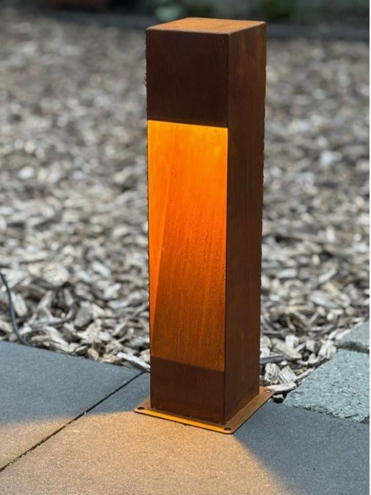 2x Moderne Cotonsteel Solar Tuinlampen - Nieuw, Tuin en Terras, Ophalen of Verzenden