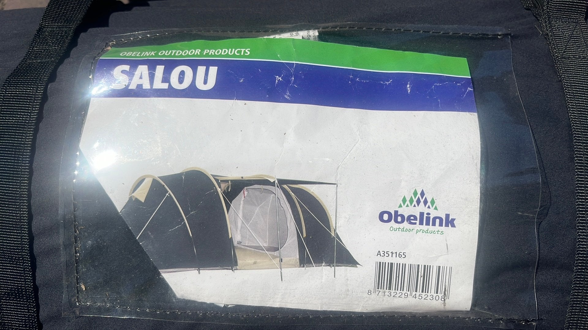 2p Obelink salou technisch katoen tent, Ophalen