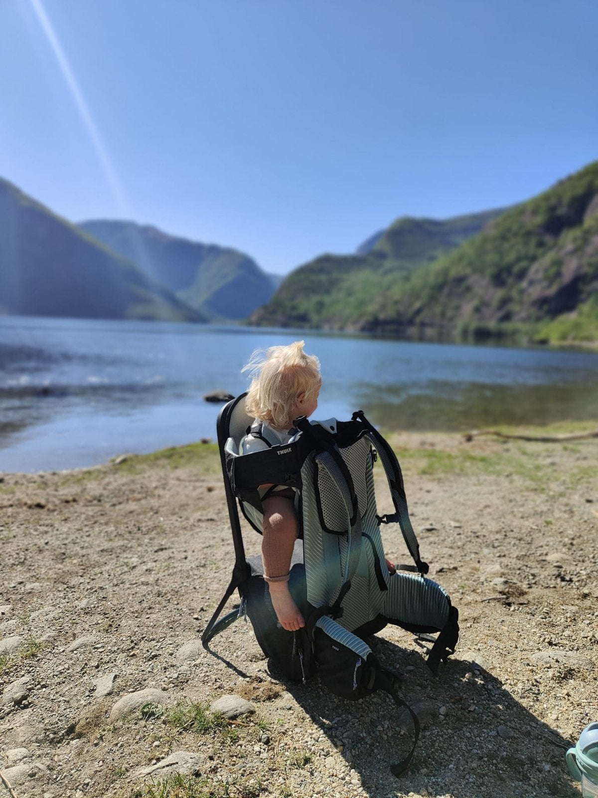 Te huur: Thule Sapling rugdrager, Kinderen en Baby's, Gebruikt, Rug, Draagzak, Ophalen