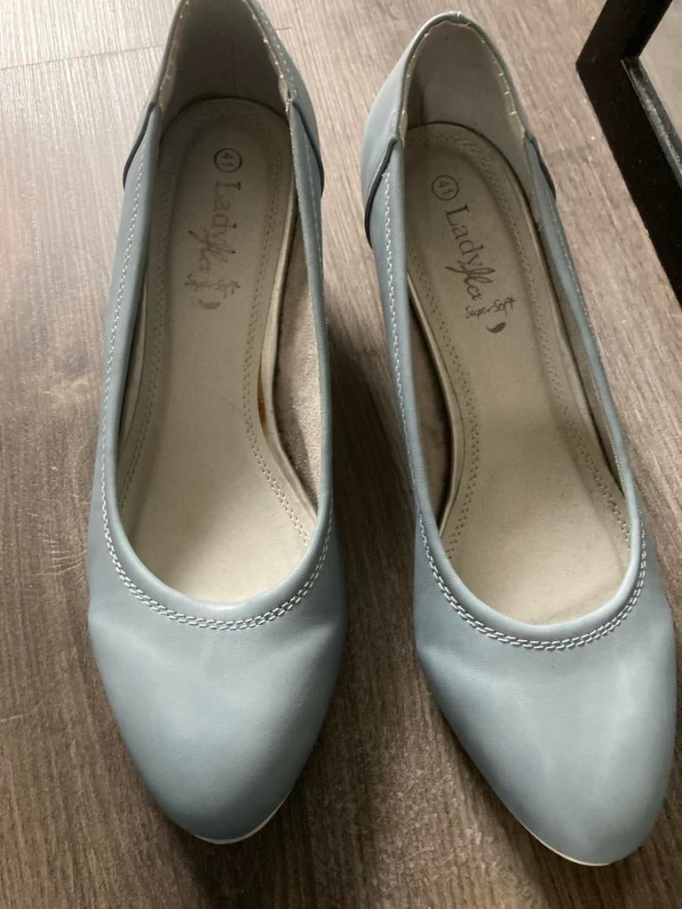 Ladyflex SuperSoft lichtblauwe pumps maat 41, Pumps, Blauw, Ophalen of Verzenden, Zo goed als nieuw