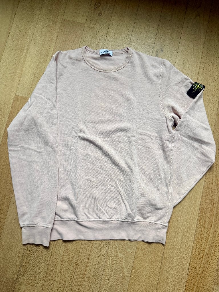 Stone Island trui met logo - roze - maat 14/170, Jongen of Meisje, Trui of Vest, Ophalen of Verzenden, Zo goed als nieuw