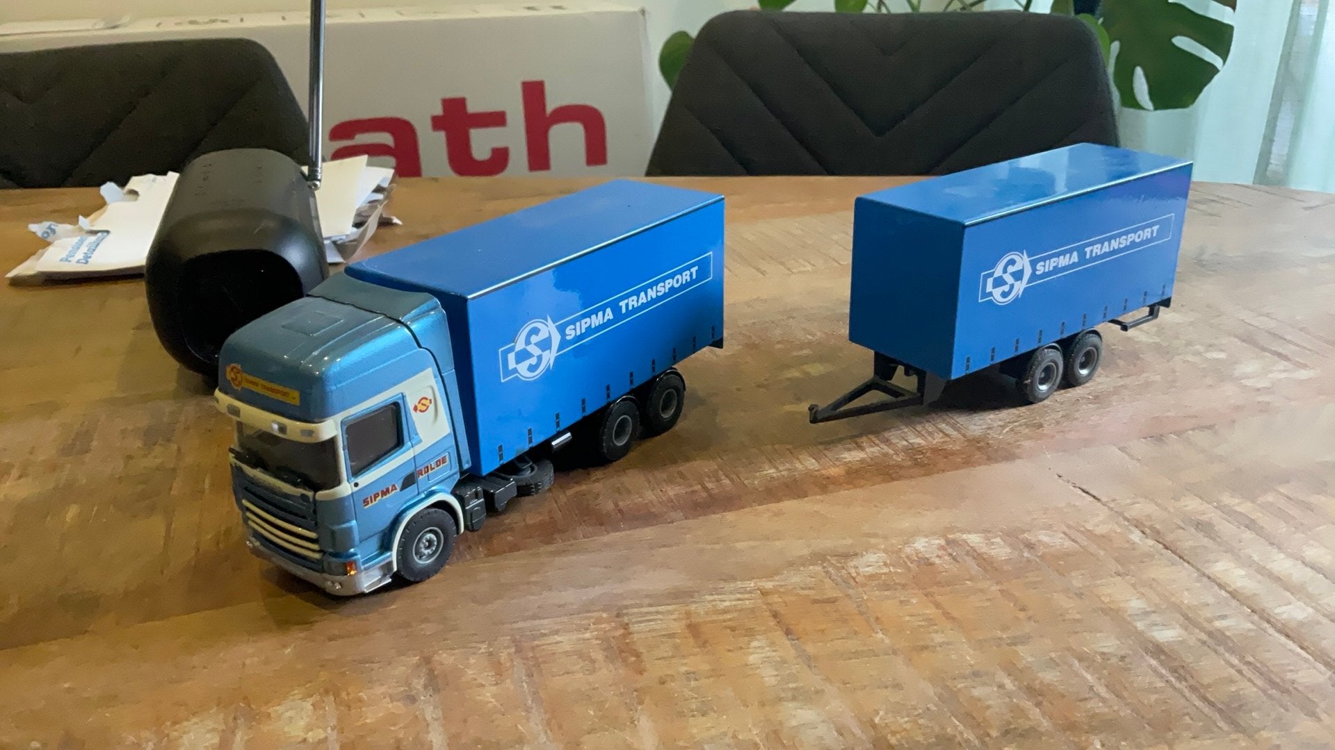 Lion toys sipma, Hobby en Vrije tijd, Ophalen of Verzenden, Zo goed als nieuw, Bus of Vrachtwagen, Lion Toys