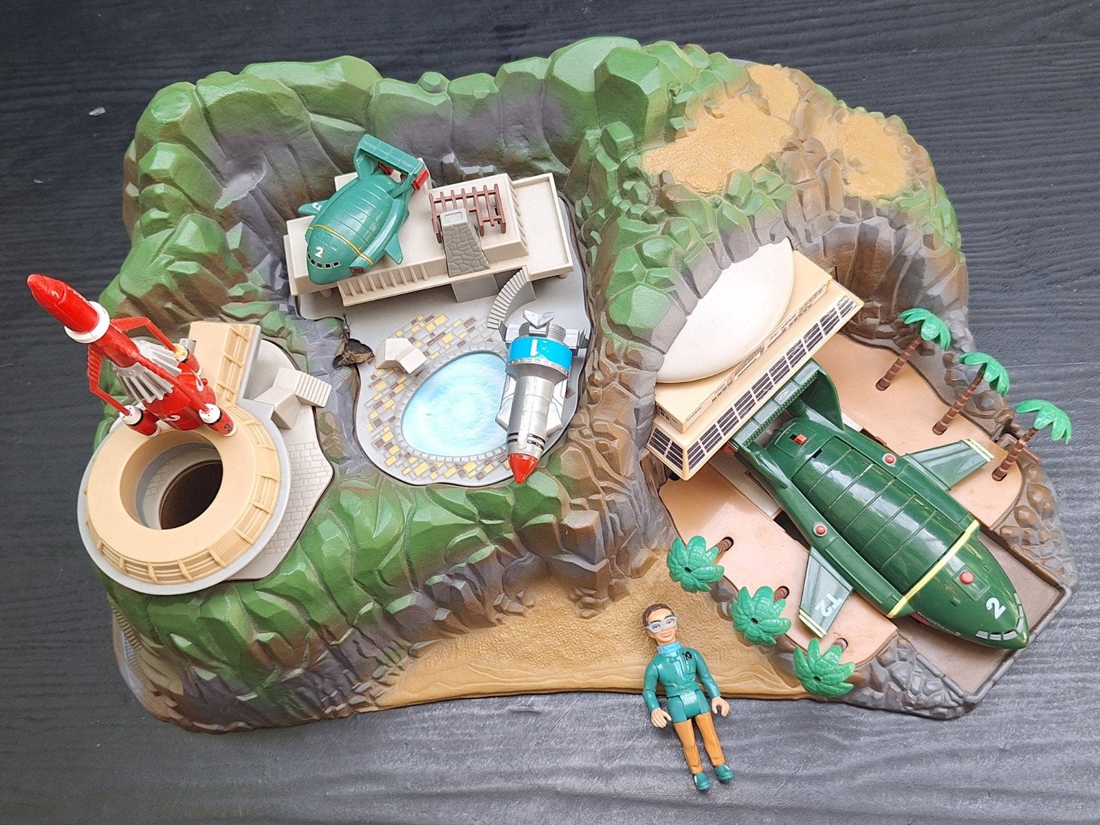 Thunderbirds Tracy Island, speelset, Verzamelen, Ophalen of Verzenden, Gebruikt