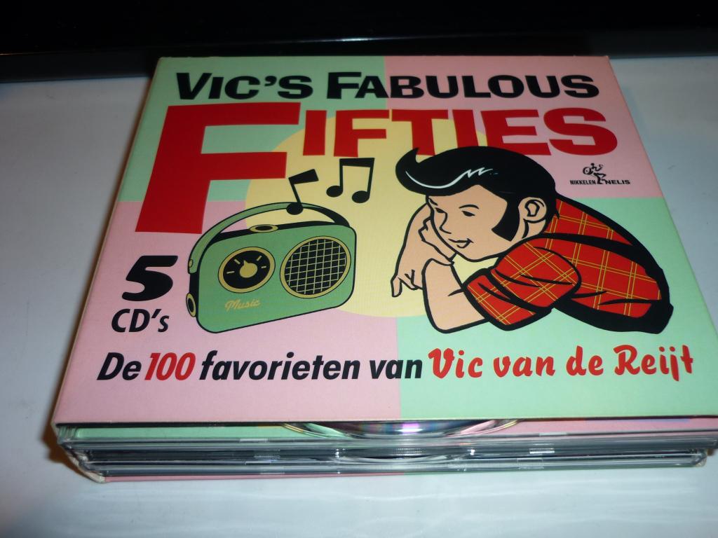Vic van de Reijt Vic's Fabulous Fifties de cd box 5 cd's, Verzenden, Zo goed als nieuw, Pop