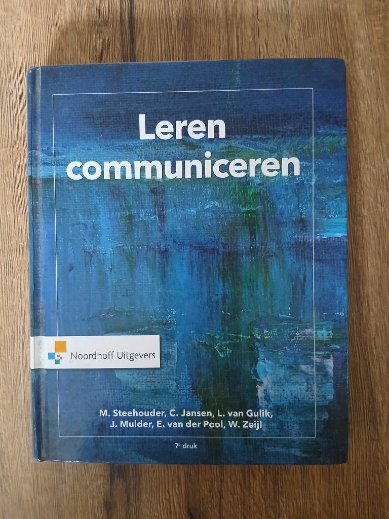 Leren communiceren - 7e druk - ISBN13: 9789001862329, Gelezen, Verzenden, Niet van toepassing, Diverse auteurs