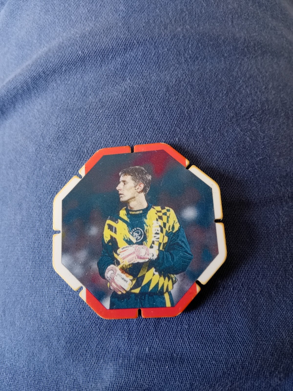 Topshots Edwin van der Sar Ajax Croky Nibbit, Ophalen of Verzenden, Gebruikt, Ajax, Spelerskaart