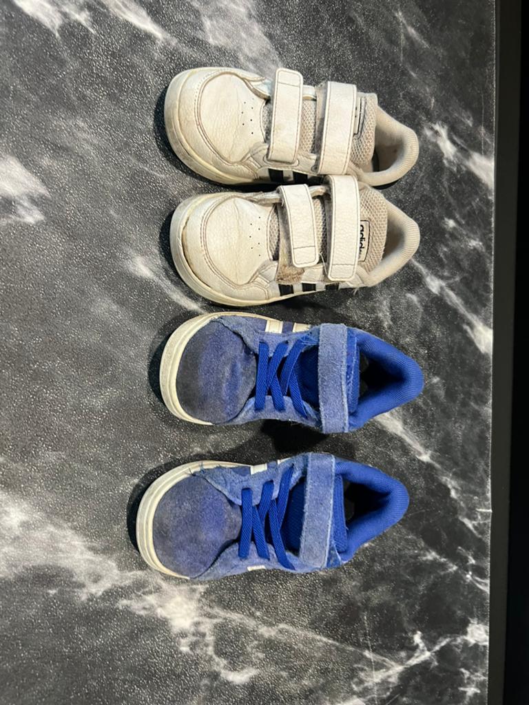 2 paar adidas sneakers maat 25, Ophalen of Verzenden, Schoenen