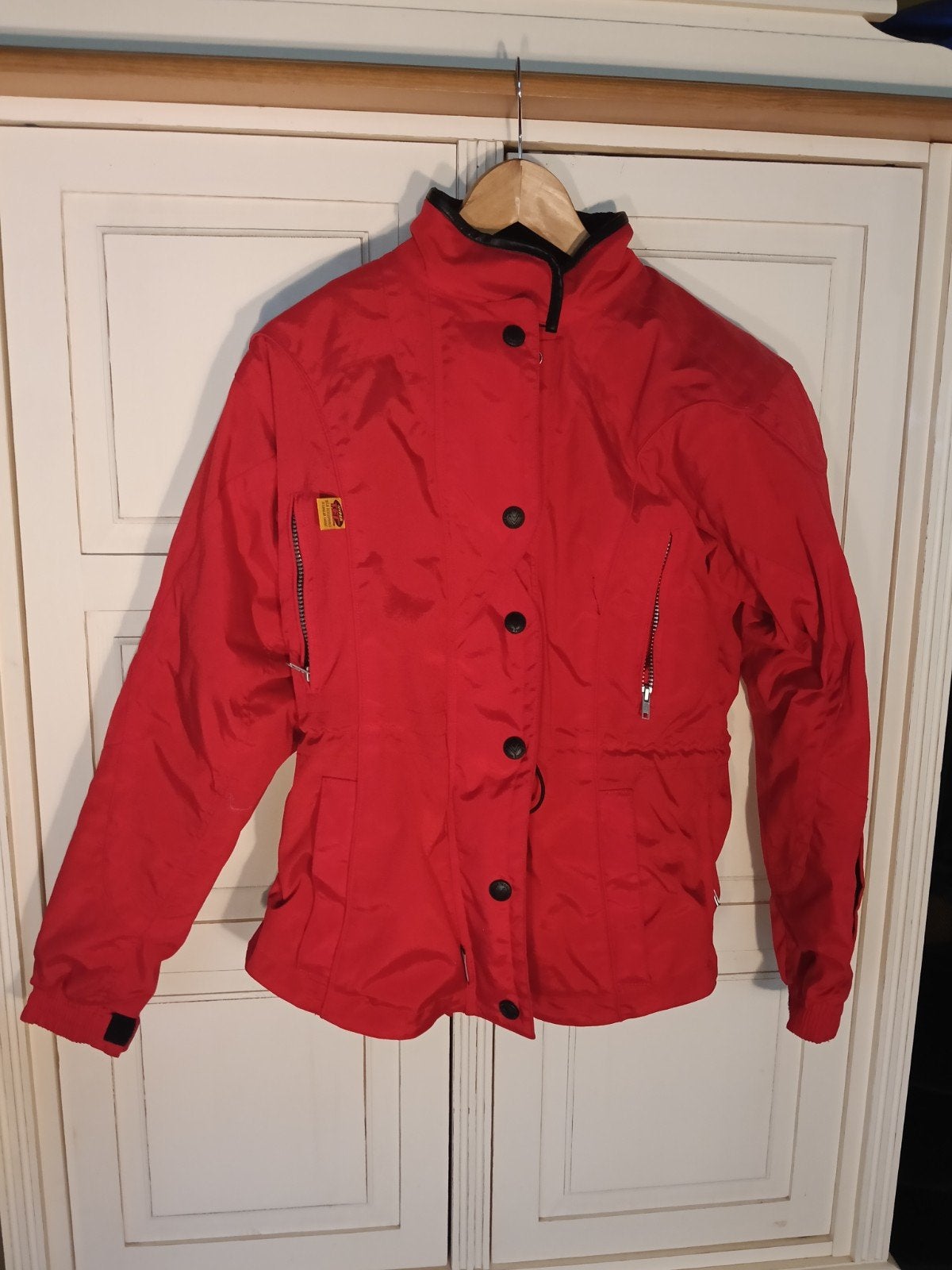 Frank Thomas Aqua motorjas dames - Rood, Ophalen, Jas | textiel, Frank Thomas, Dames