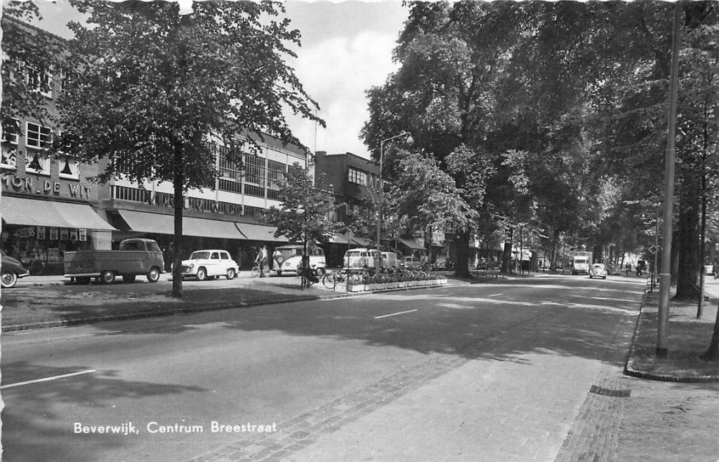 701-033-037 Beverwijk Centrum Breestraat, Ophalen of Verzenden, Voor 1920, Noord-Holland