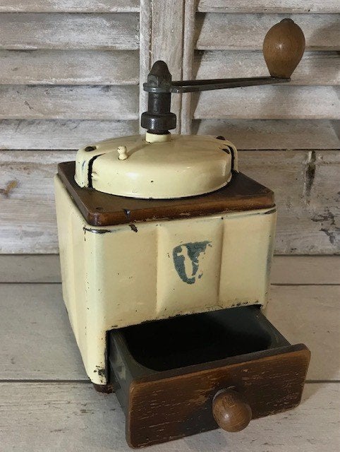 Antieke Franse koffiemolen van Peugeot Frères, Antiek en Kunst, Ophalen of Verzenden