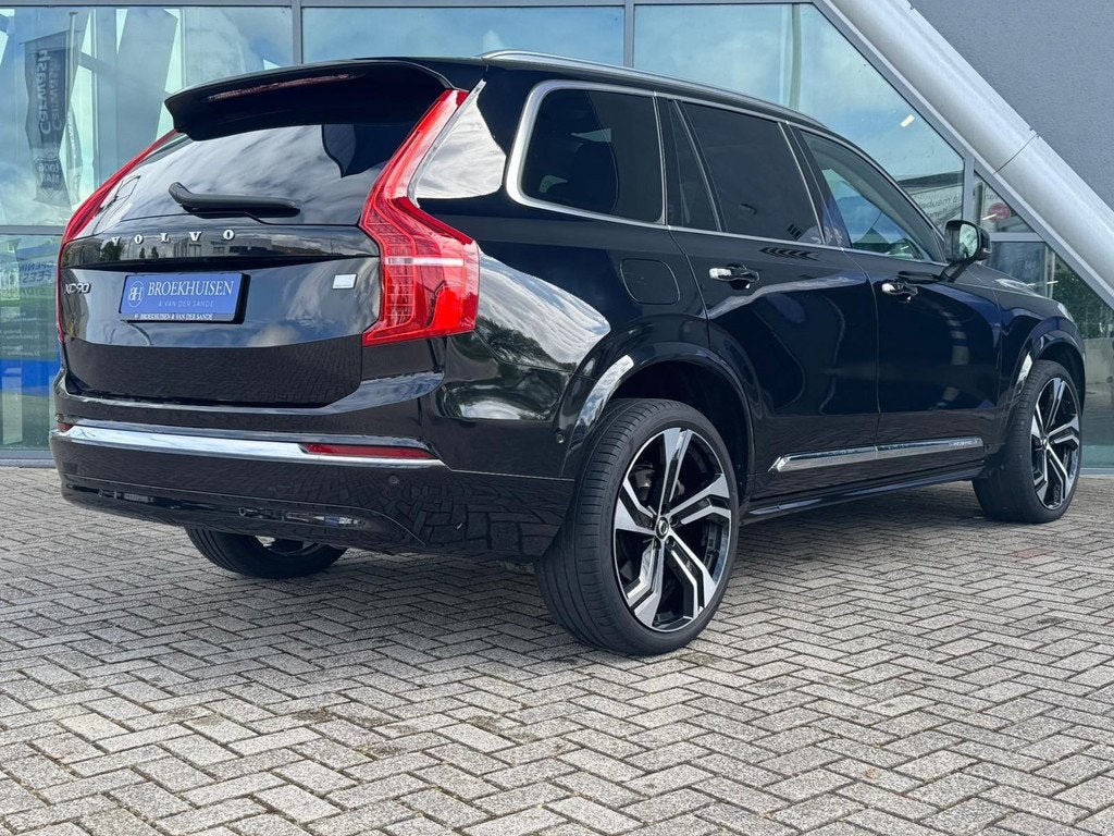 Volvo XC90 2.0 T8 Recharge AWD Ultimate Bright 455pk Luchtve, Gebruikt, Zwart, 4 cilinders, 1969 cc