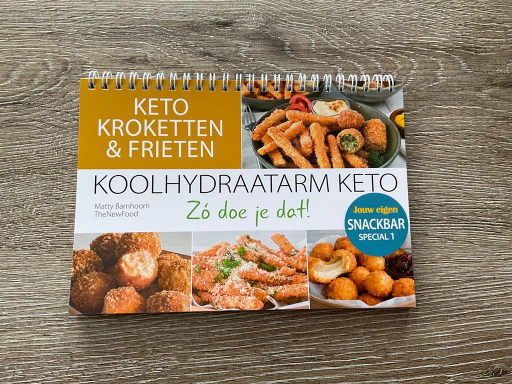 Keto Kroketten & Frieten: Koolhydraatarm Snackboek, Tapas, Hapjes en Dim Sum, Nieuw, Ophalen of Verzenden, Gezond koken