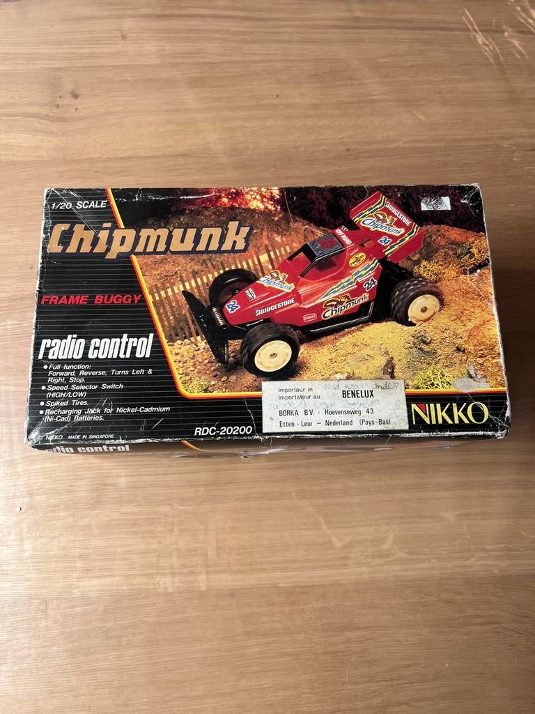Nikko vintage chipmunk, Overige merken, Gebruikt, Auto, Groter dan 1:32