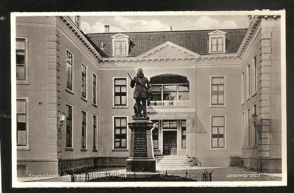 Leeuwarden, Standbeeld Us Heit, Ophalen of Verzenden, 1960 tot 1980, Ongelopen, Friesland