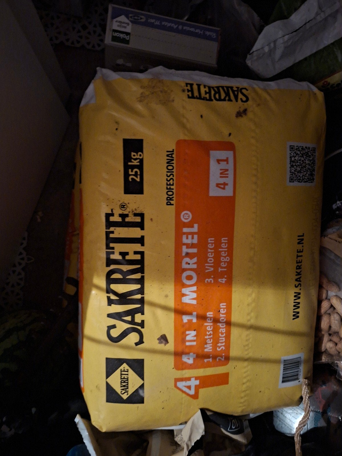4 zakken Sakrete 4 in 1 mortel 25 kg - Ongebruikt, Ophalen, Nieuw