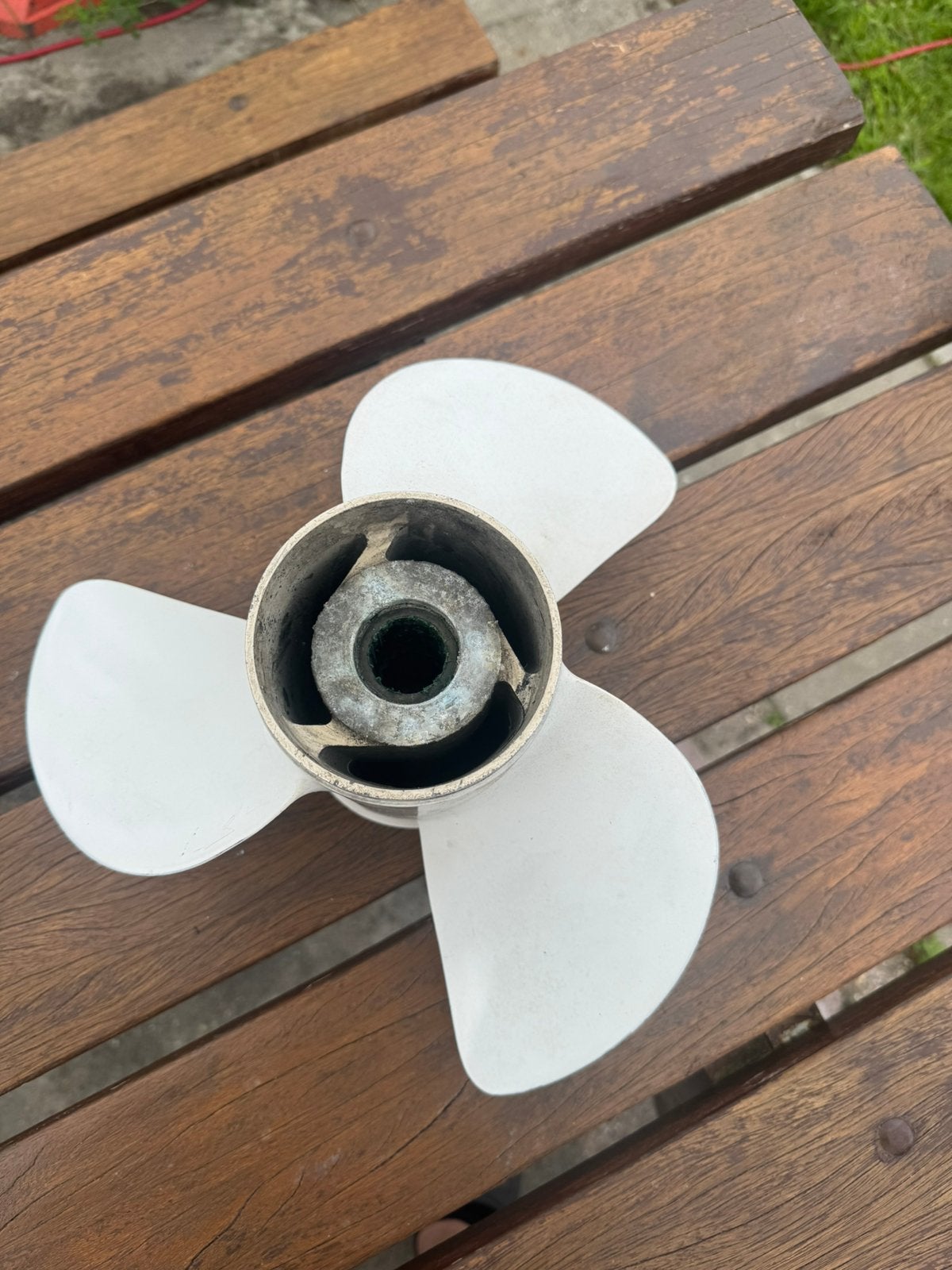 Te koop aluminium Yamaha propellor/propeller/bootschroef 17P, Watersport en Boten, Ophalen of Verzenden