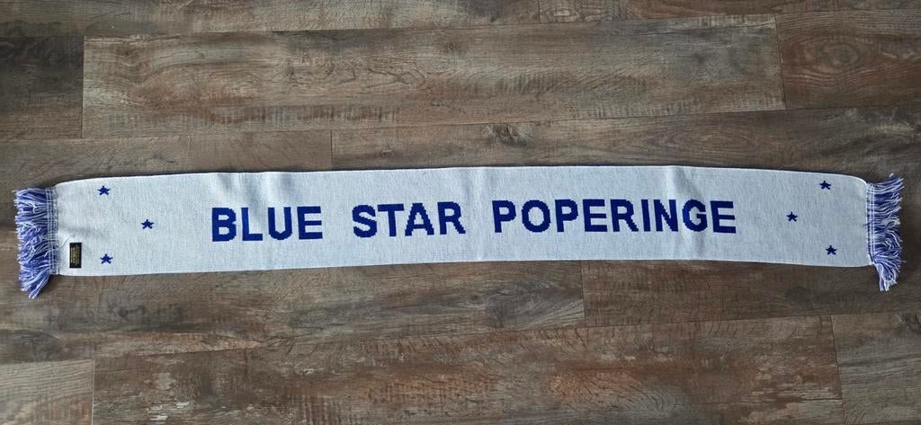 Sjaal Blue Star Poperinge, Ophalen of Verzenden, Zo goed als nieuw, Buitenlandse clubs, Vaantje of Sjaal