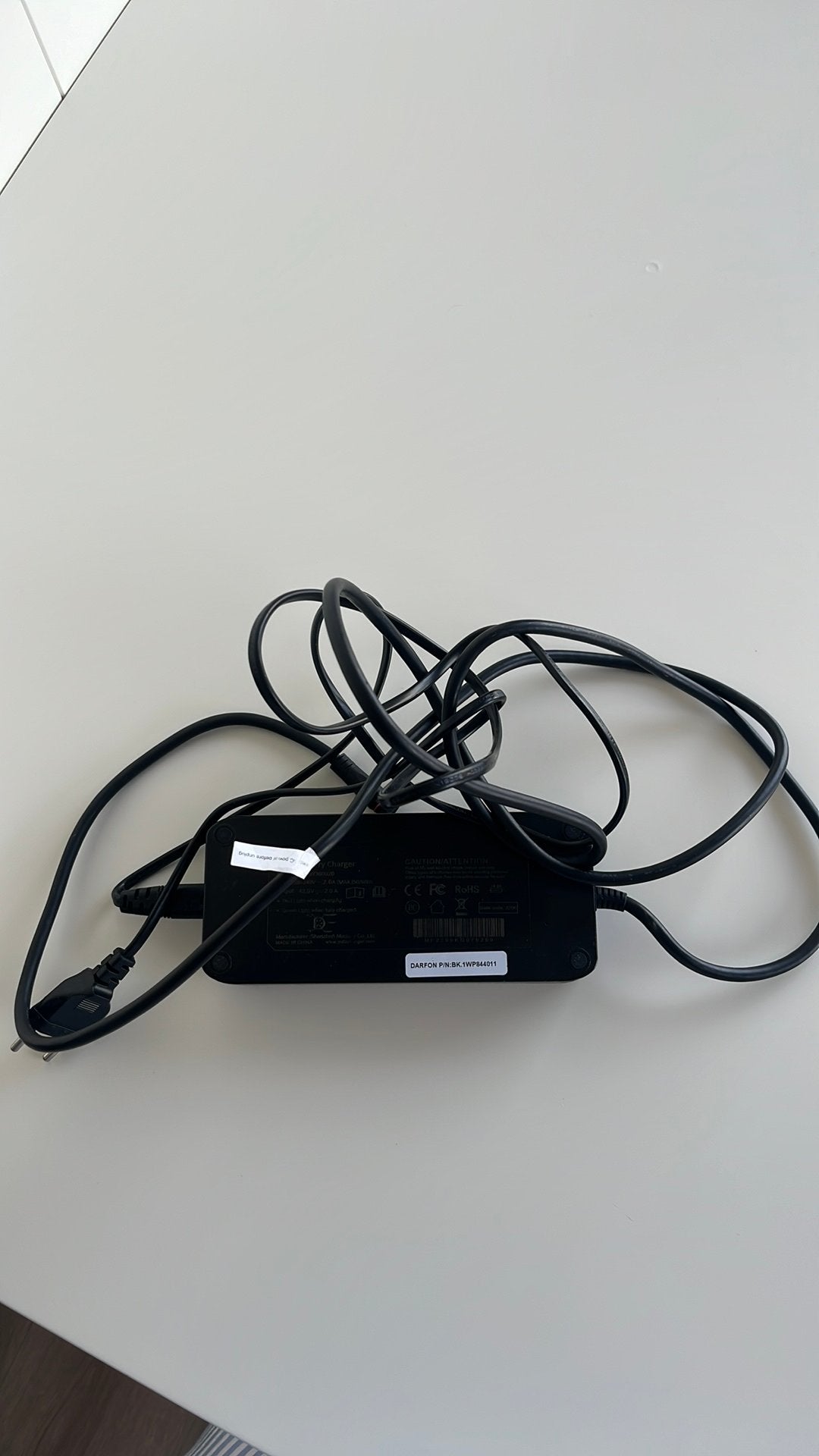 E Bike charger (Darfon), Zo goed als nieuw