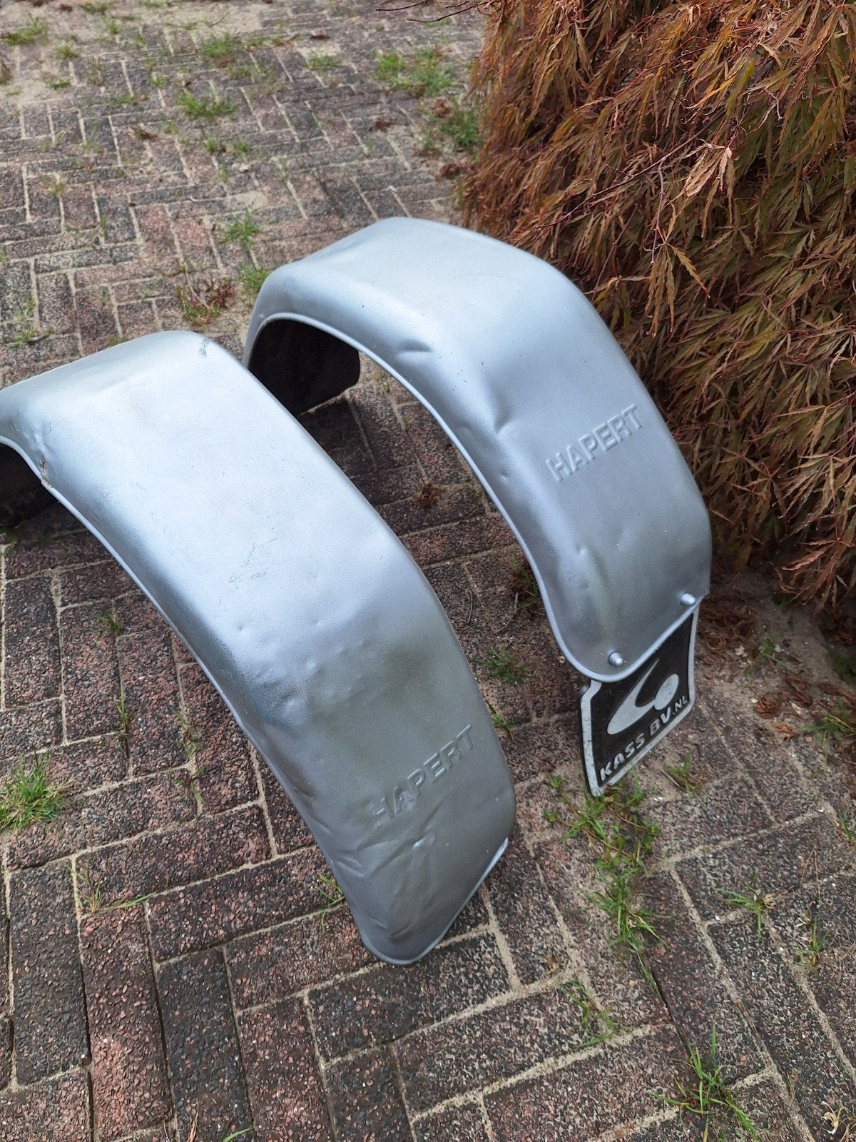 Spatborden voor aanhanger met spatlappen, Ophalen