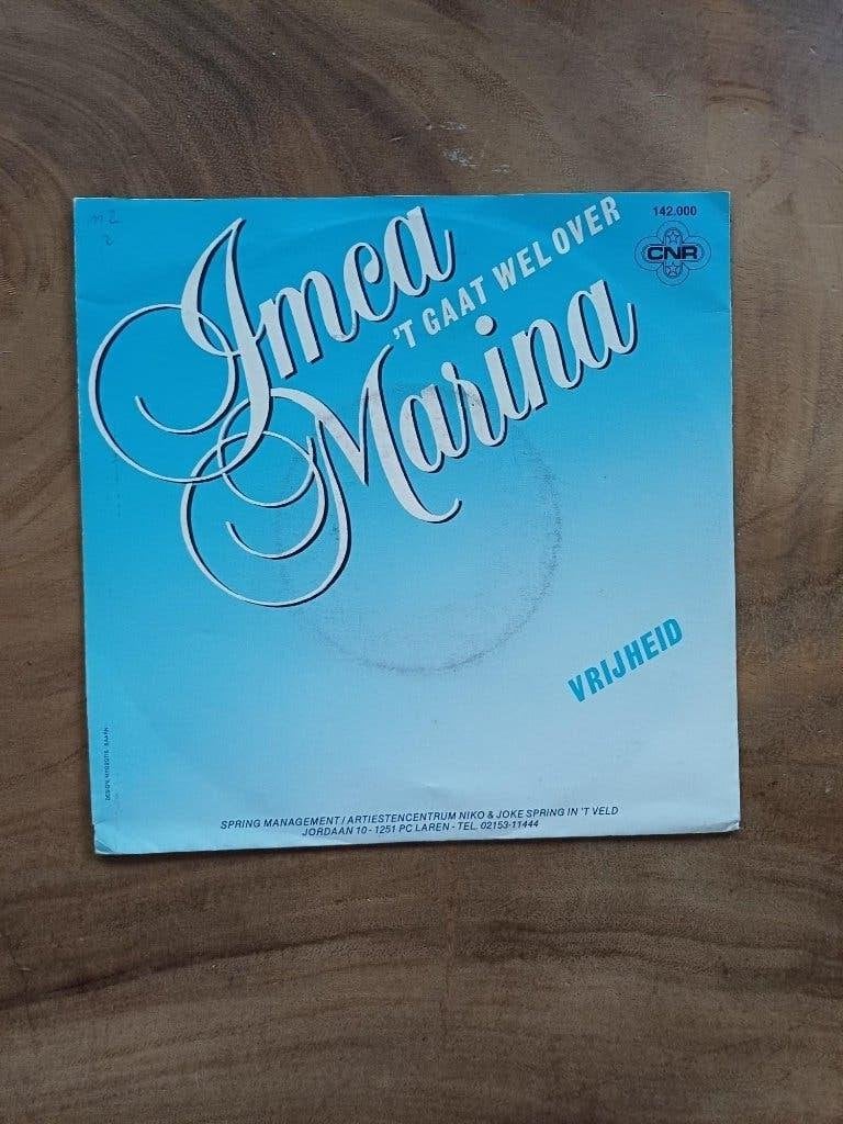 Imca Marina -'t Gaat Wel Over - Single - Vinyl, Gebruikt, 7 inch, Ophalen of Verzenden, Pop