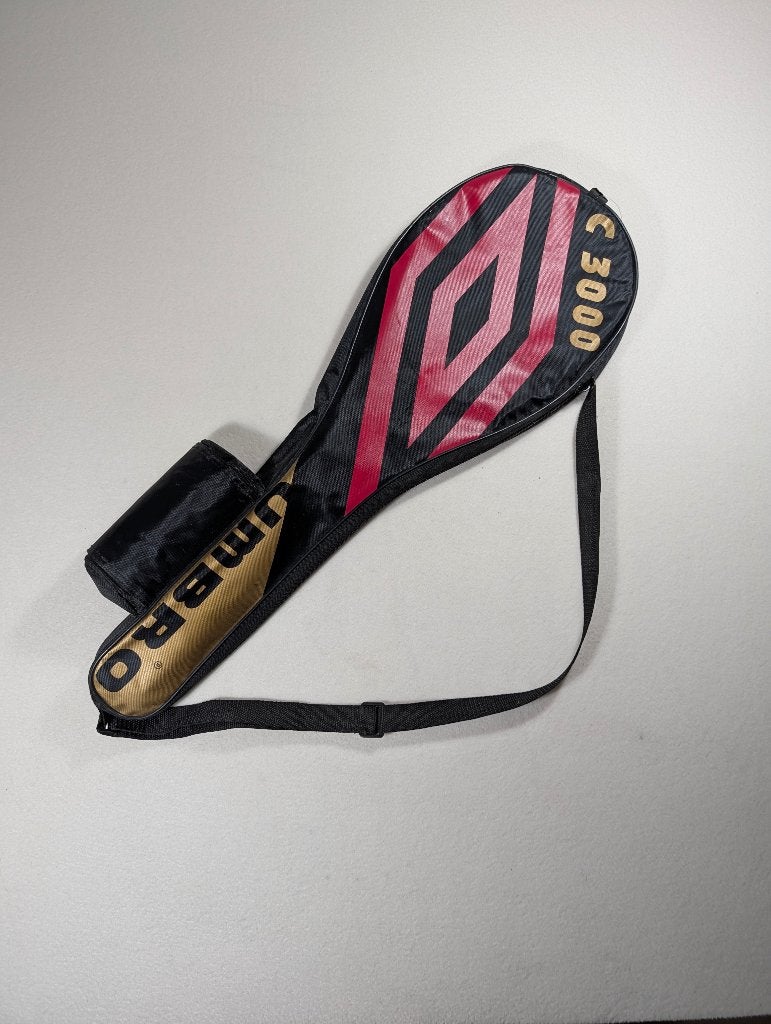 Umbro C-3000 graphite badmintonset | 2 rackets met tas, Ophalen of Verzenden, Zo goed als nieuw, Racket(s)