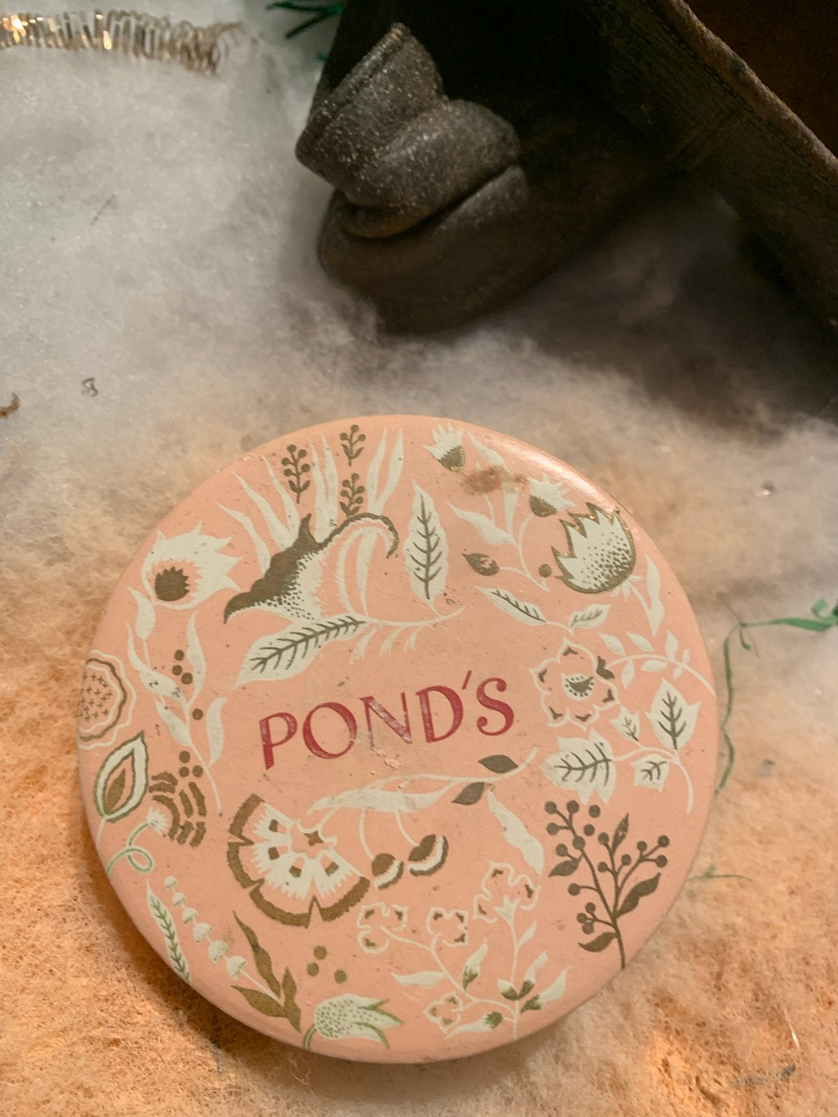 Oude Vintage Pond's Poederdoos - Brunette - Make-up, Ophalen of Verzenden