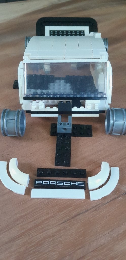 Gestrand restauratieproject, Porsche 911. Lego 10295., Gebruikt, Lego, Ophalen of Verzenden, Losse stenen
