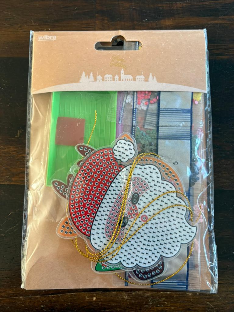 Nieuw setje Diamand Painting kersthangers maken, Diversen, Kerst, Ophalen of Verzenden, Nieuw