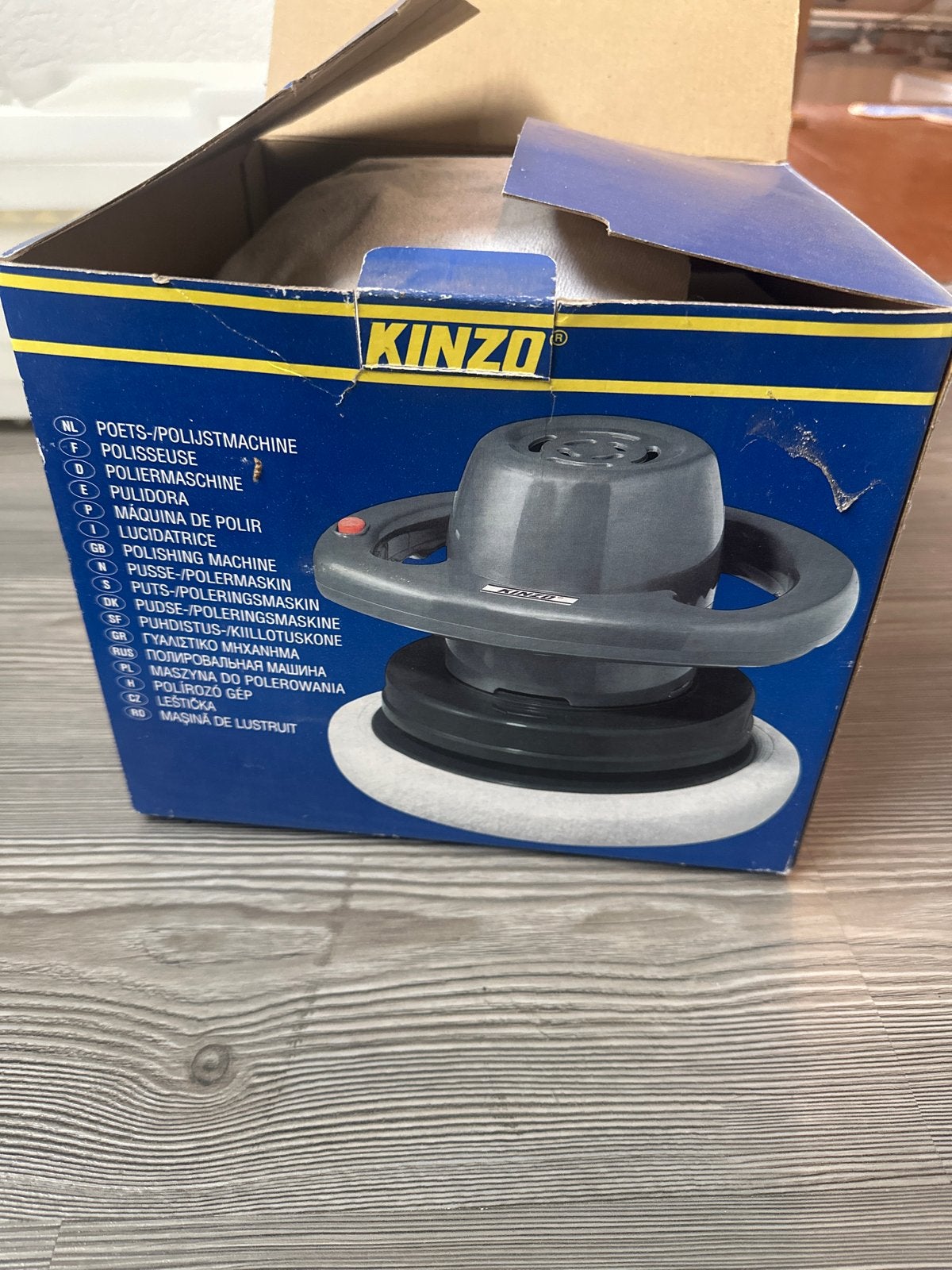 Kinzo Poets-/Polijstmachine, Doe-het-zelf en Verbouw, Ophalen of Verzenden, Zo goed als nieuw