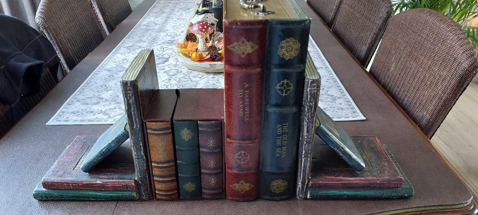 Decoratieve Boekensteunen met Opbergruimte, Ophalen, Gebruikt, Meerkleurig, Vintage