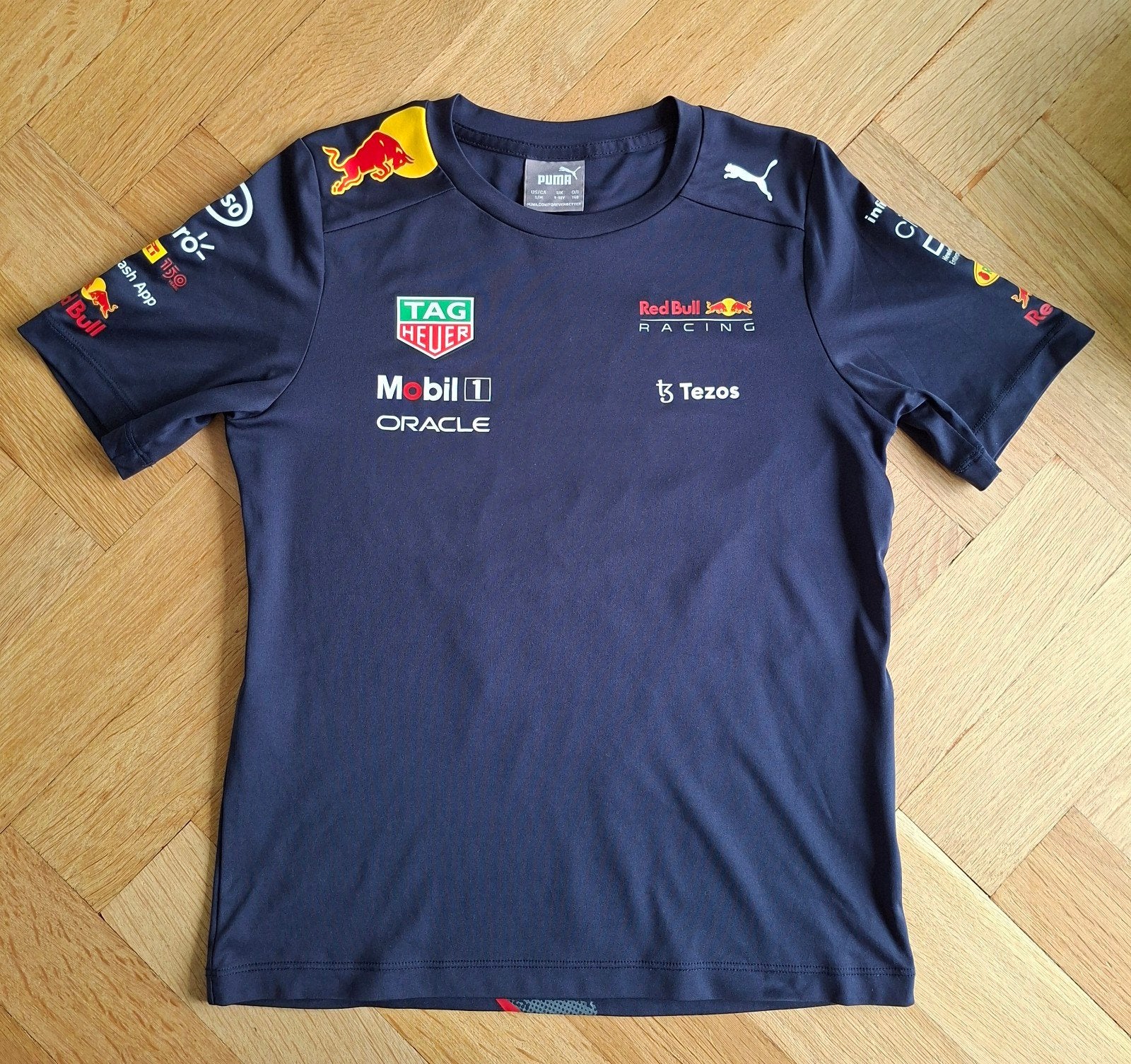 Formule 1 Shirt - Zo goed als nieuw - Maat 132/140, Kinderen en Baby's, Kinderkleding | Maat 140, Ophalen of Verzenden, Zo goed als nieuw