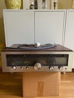 luxman r-1050 tuner versterker, Ophalen, Gebruikt