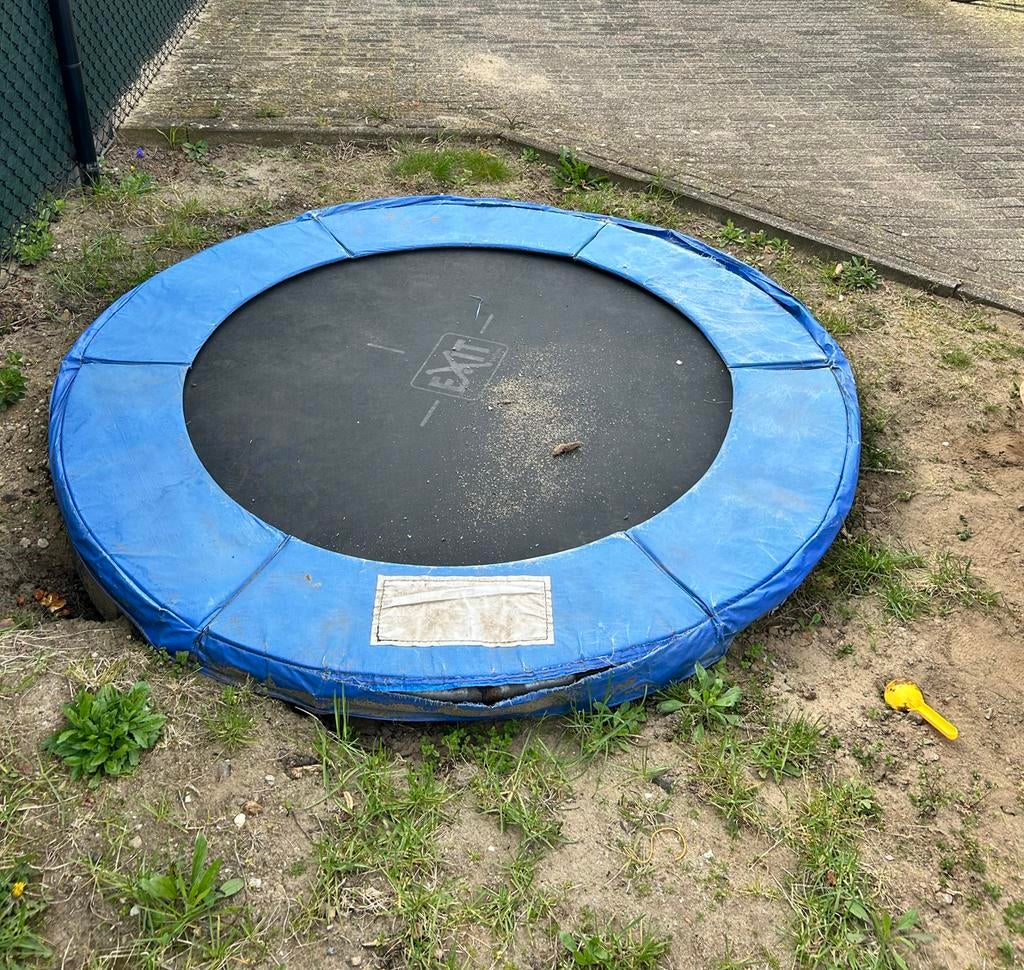 Gratis trampoline 1.80 m doorsnee, Ophalen, Gebruikt