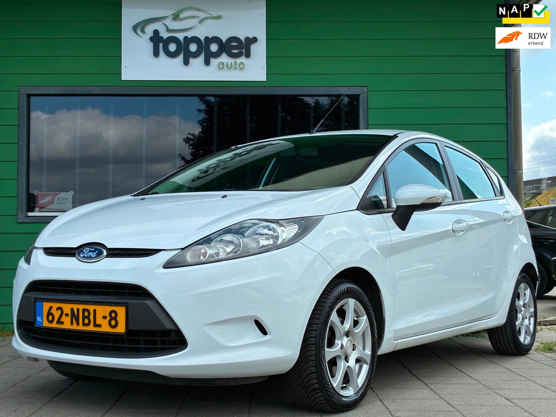 Ford Fiesta 1.25 Limited|2e Eigenaar|D-riem v.v.|Airco|LM-Ve, Auto's, Voorwielaandrijving, Euro 5, 1242 cc, 4 cilinders