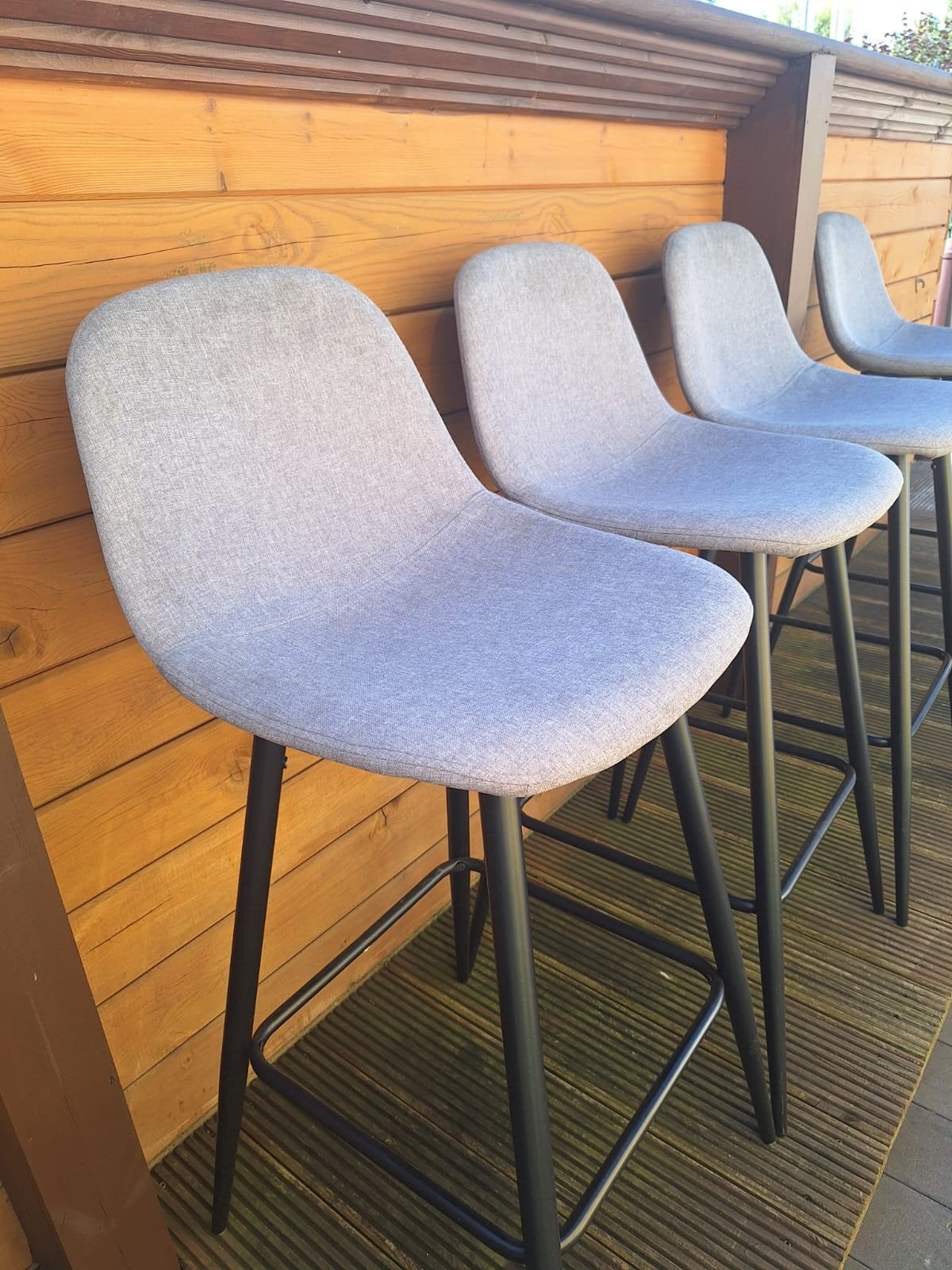 Stoffen barkrukken - 4x 74cm, 2x 75cm, Huis en Inrichting, Ophalen