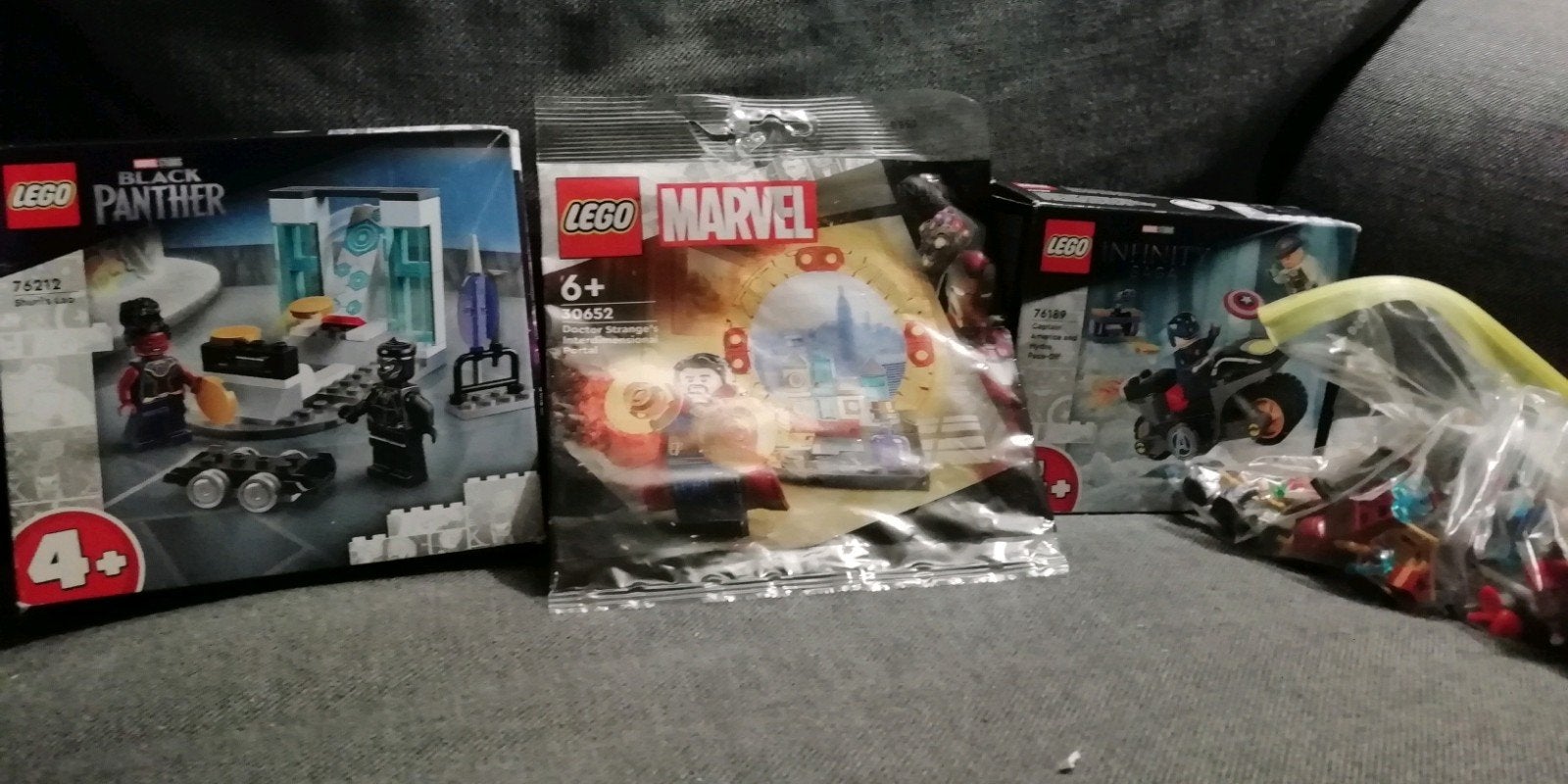 Meerdere Lego setjes, Gebruikt, Compleet, Marvel, Lego