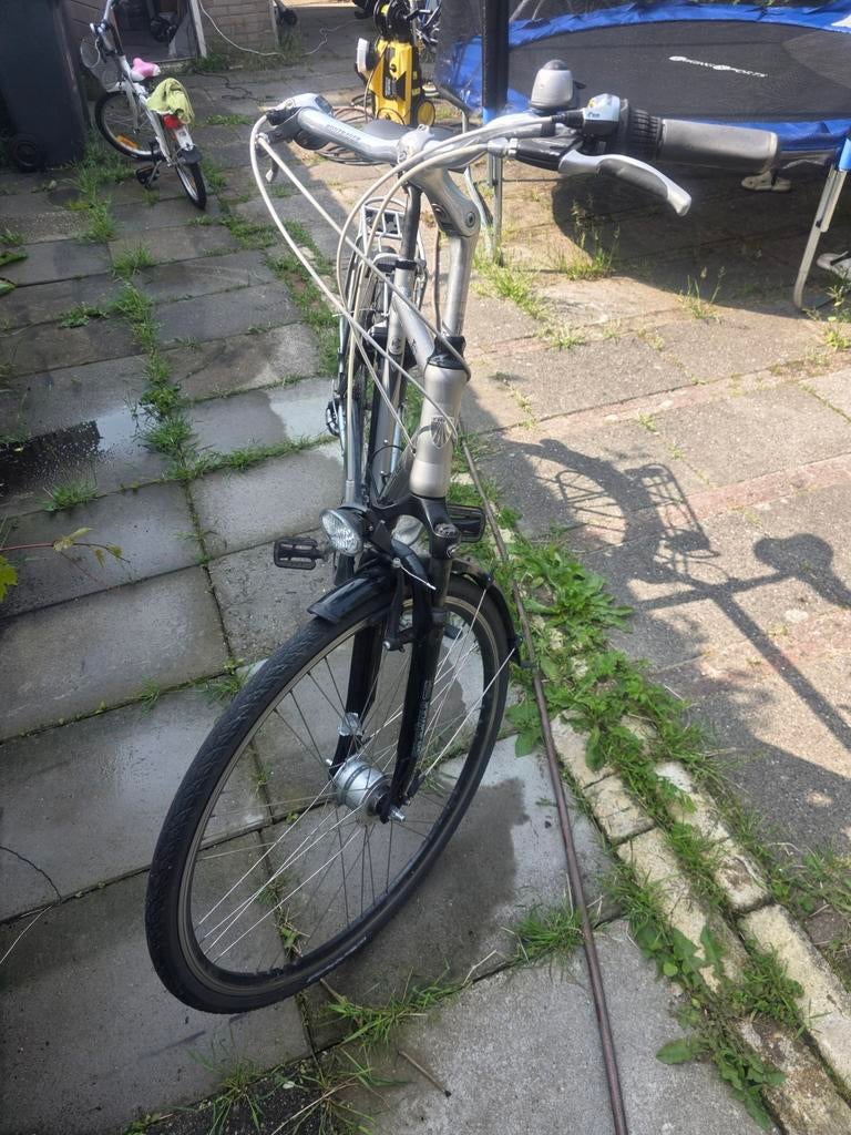 Moeder fiets , heren fiets, Ophalen