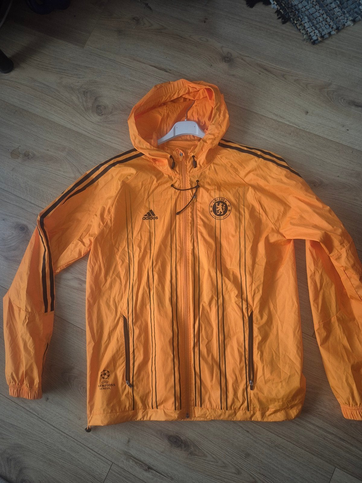 Adidas Chelsea Champions League Windjack Oranje, Kleding | Heren, Maat 48/50 (M), Oranje, Ophalen of Verzenden, Adidas